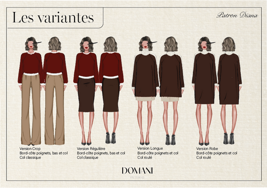 Patron PDF - Sweat/ Robe Diana