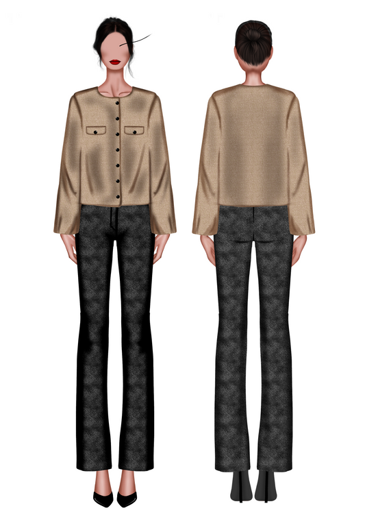 Patron PDF - Veste Éléanor