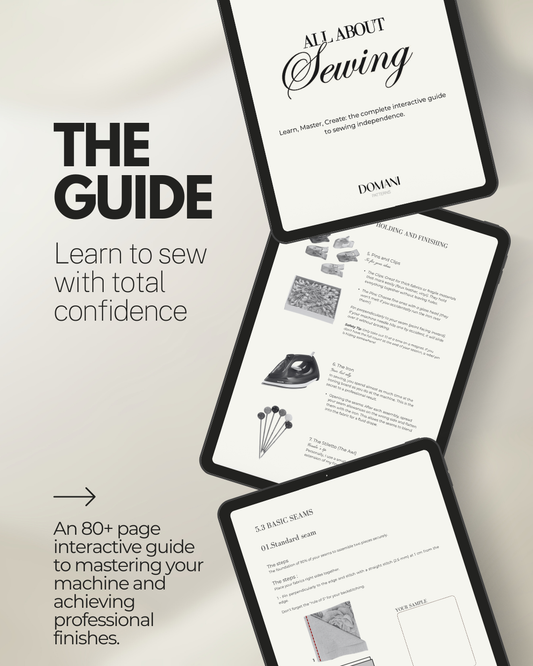 ALL ABOUT SEWING - Complete & Interactive PDF Guide (EN)