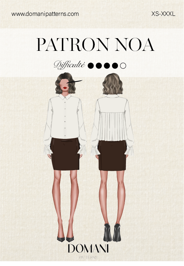 Patron PDF - Chemise/ Robe Noa