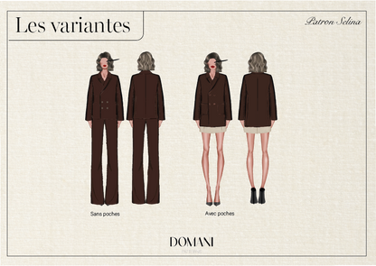 Patron PDF - Veste Selina