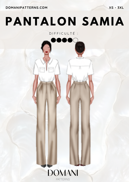 Patron PDF - Pantalon Samia