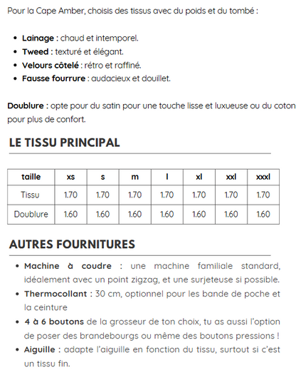Patron PDF - Cape Amber