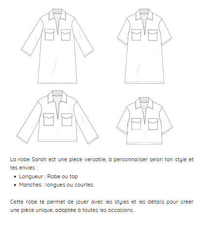Patron PDF - Robe Sarah